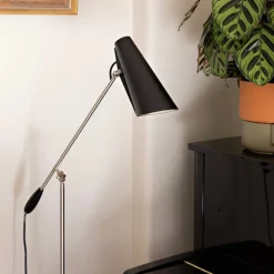 Birdy Golvlampa svart/stål