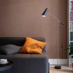 Birdy Golvlampa svart/stål