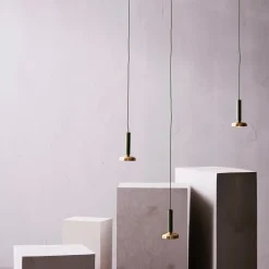 Blend 9 Pendant lamp Forest, brass