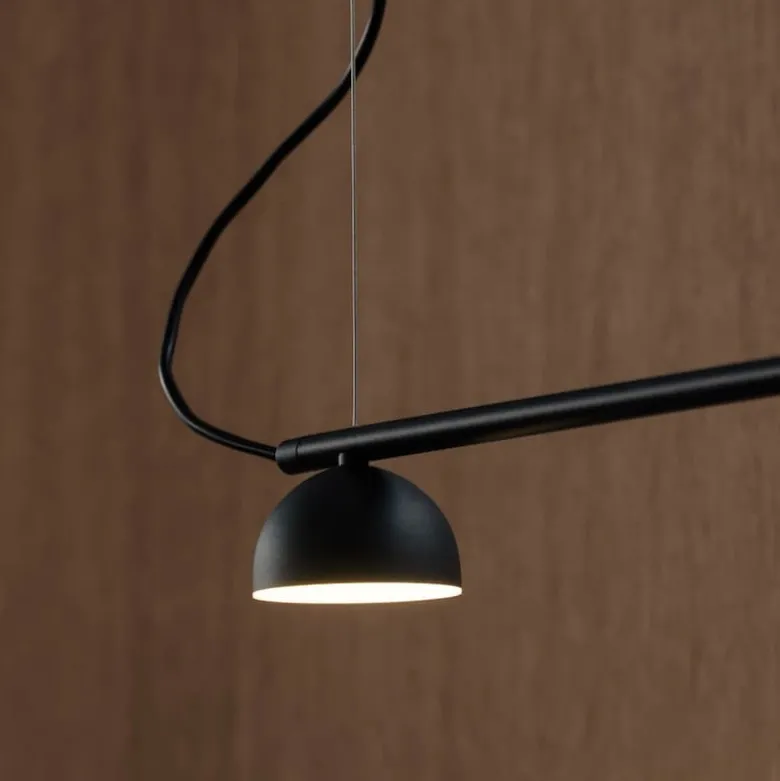 Blush rail 5 taklampa vit