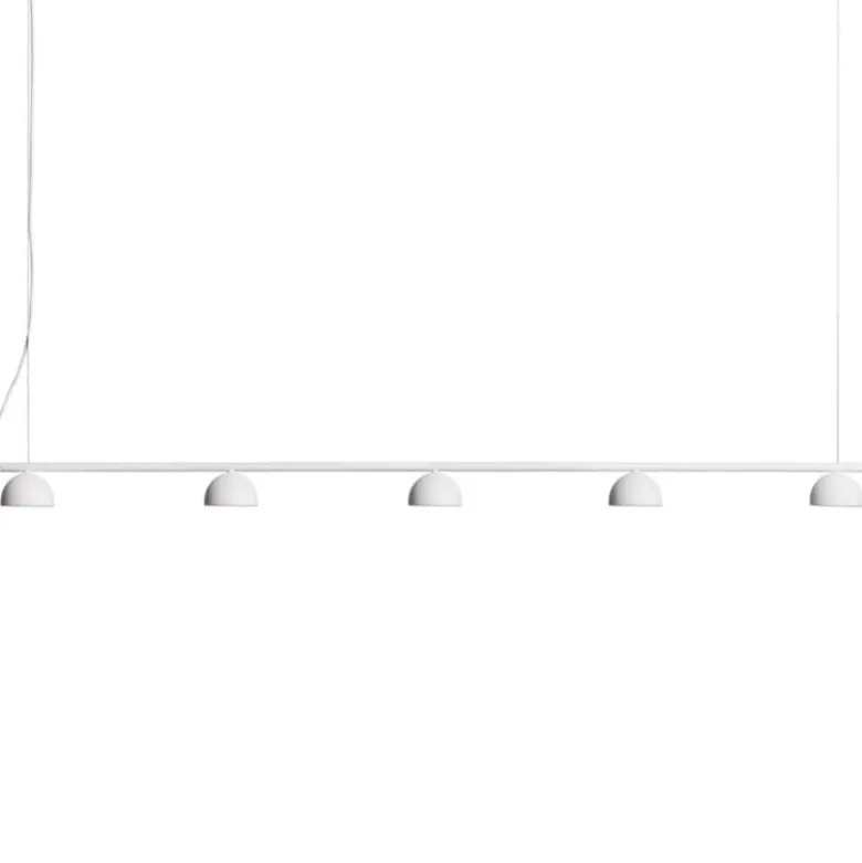 Blush rail 5 taklampa vit