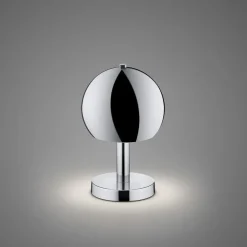 Boccia bordslampa krom