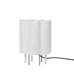 Boe H28 Bordslampa Silver/Natur
