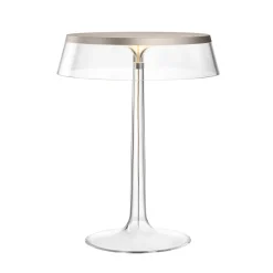 Bon Jour Bordslampa matt krom