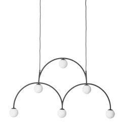 Bounce 116 Pendant lamp Black, opal