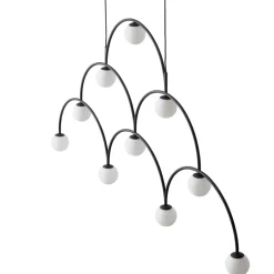 Bounce 169 Pendant lamp Black, opal