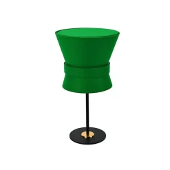 Bow bordslampa svart/emerald green