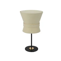 Bow bordslampa svart/white cream