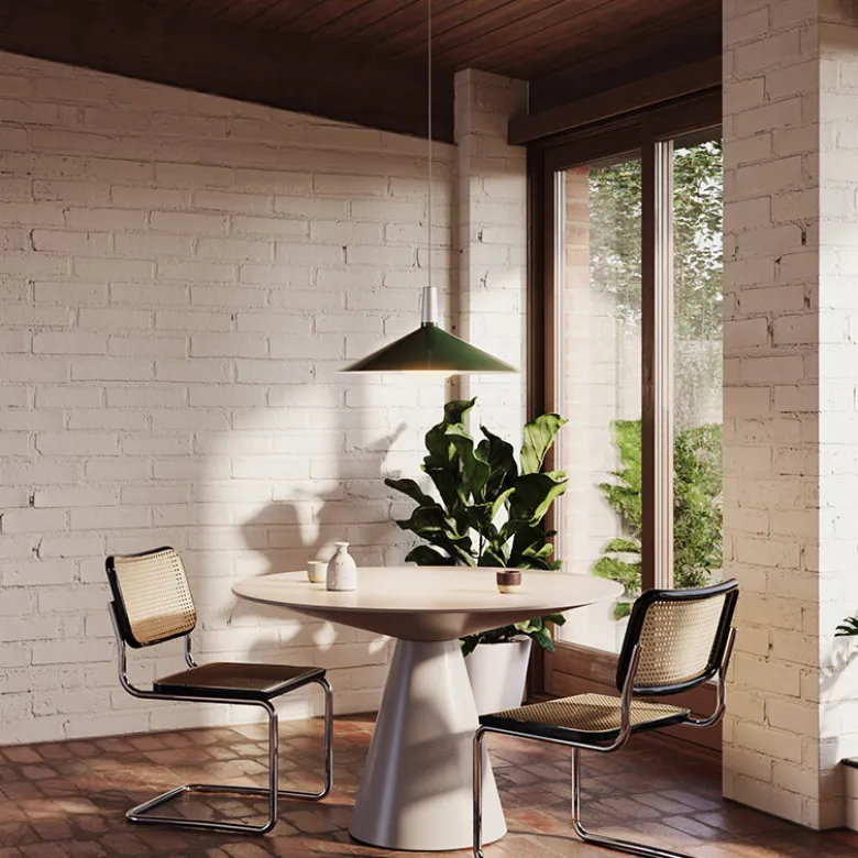 Bower Taklampa Large Grön med Oval II
