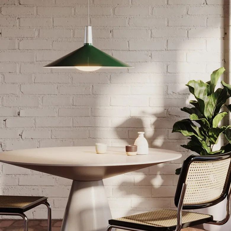 Bower Taklampa Large Grön med Oval II