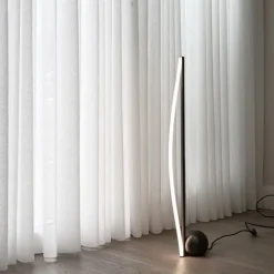 Bow golvlamp bronze