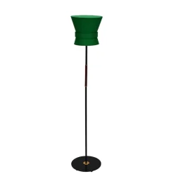 Bow liten golvlampa svart/emerald green