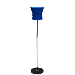 Bow liten golvlampa svart/midnight blue