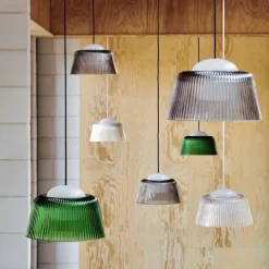 Brim 245 taklampa clear glass