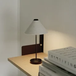 Brolly Portable bordslampa Linen