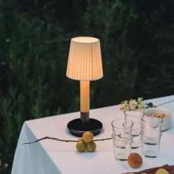 Básica Mínima Batería bordslampa natural ribbon