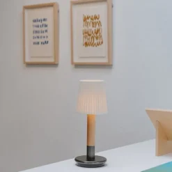 Básica Mínima Batería bordslampa natural ribbon