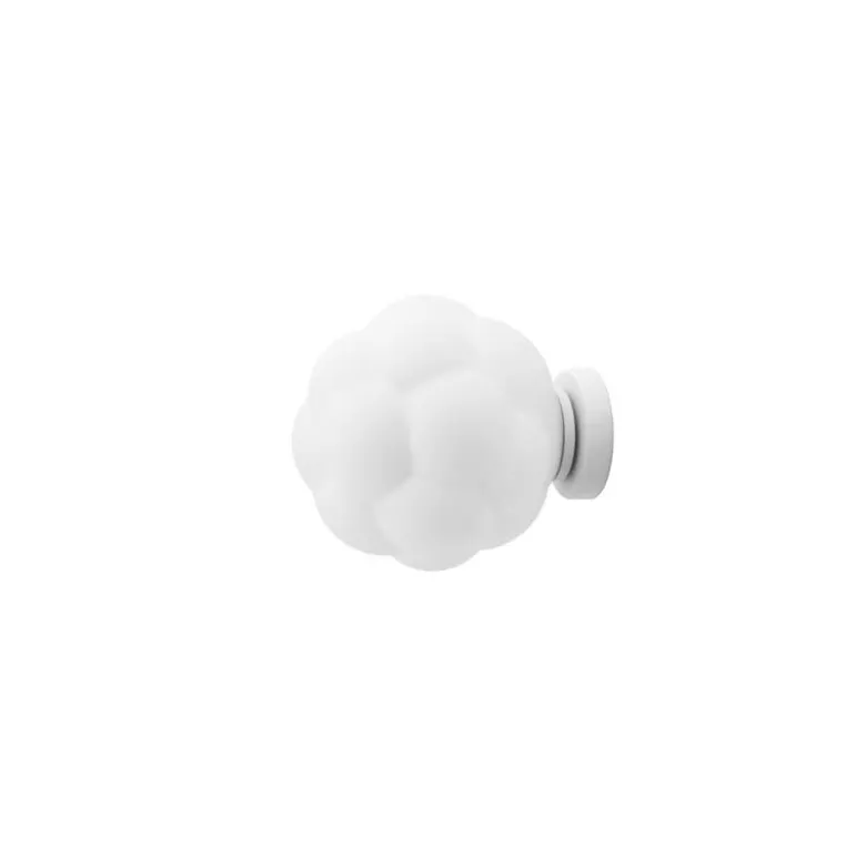 Bubba Ø25 vägg/taklampa vit