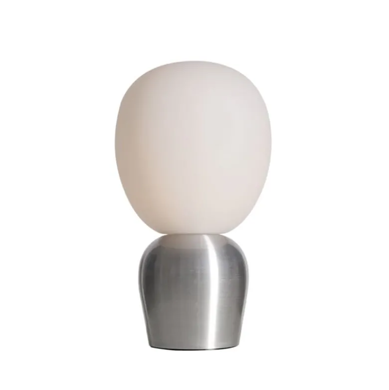Buddy bordslampa Brushed alu/opal glass