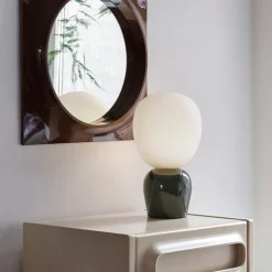 Buddy bordslampa Forest Green/opal glass