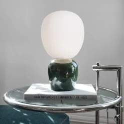 Buddy bordslampa Forest Green/opal glass