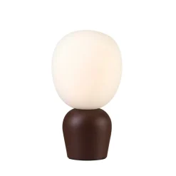 Buddy bordslampa mörk roströd/opal
