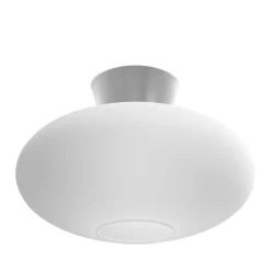 Bullo XL Plafond Ø38 Aluminium/Opalglas