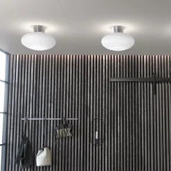 Bullo XL Plafond Ø38 Aluminium/Opalglas