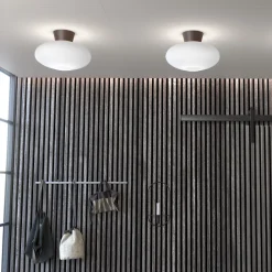Bullo XL Plafond Ø38 Oxid/Opalglas