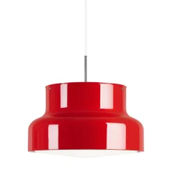 Bumling Ø400 taklampa ringraster röd