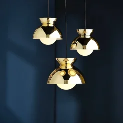 Butterfly Ø29 taklampa brass