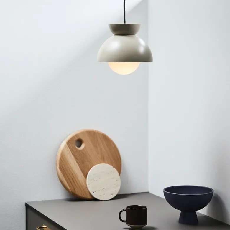 Butterfly Ø21 taklampa matt tan grey