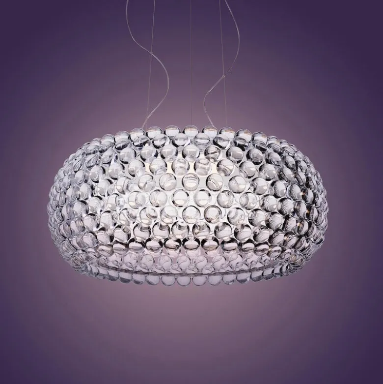 Caboche plus grande taklampa dimbar transparent