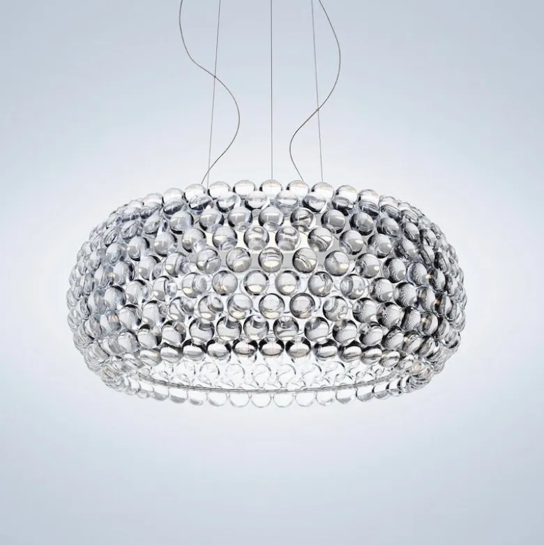 Caboche plus grande taklampa dimbar transparent