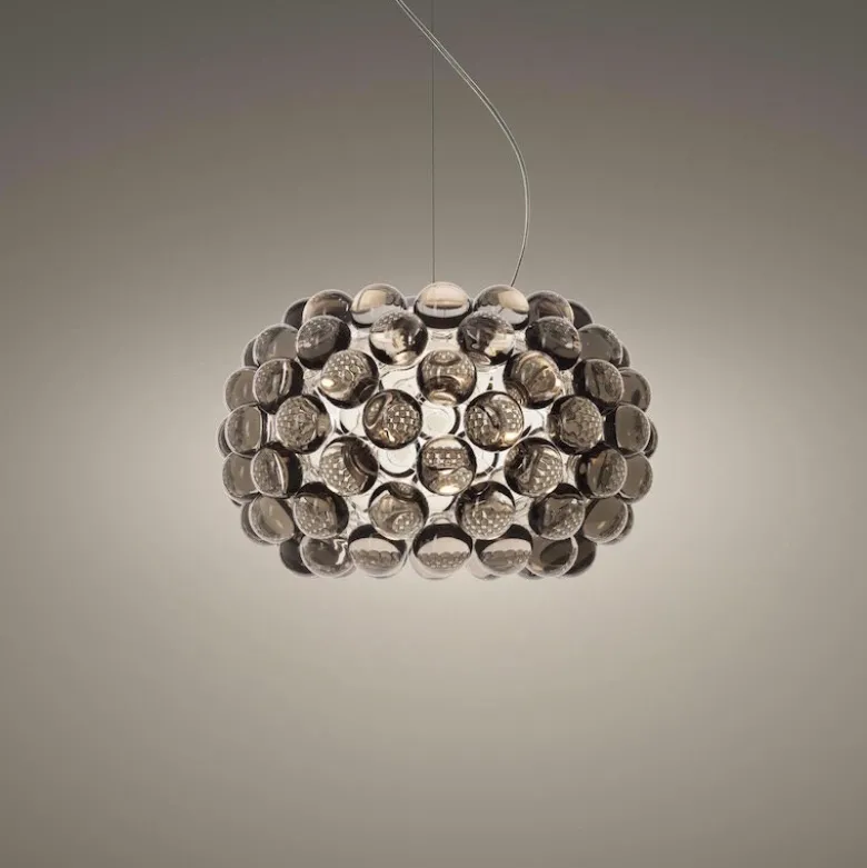 Caboche plus piccola taklampa grå