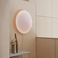 Calm Ø68 vägglampa vit/orange