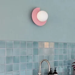 Candy big circle 270 L vägglampa Bubblegum Pink