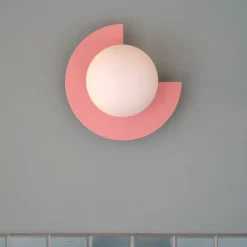 Candy big circle 270 L vägglampa Bubblegum Pink