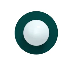 Candy big circle 360 L vägglampa Peacock Green