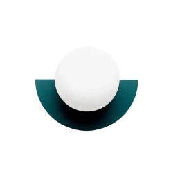 Candy big circle 180 L vägglampa Peacock Green