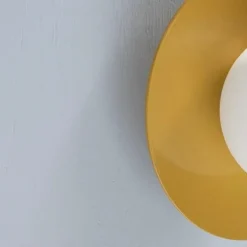 Candy big circle 360 L vägglampa Sandcastle Ochre
