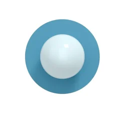Candy big circle 360 L vägglampa Scandi Blue