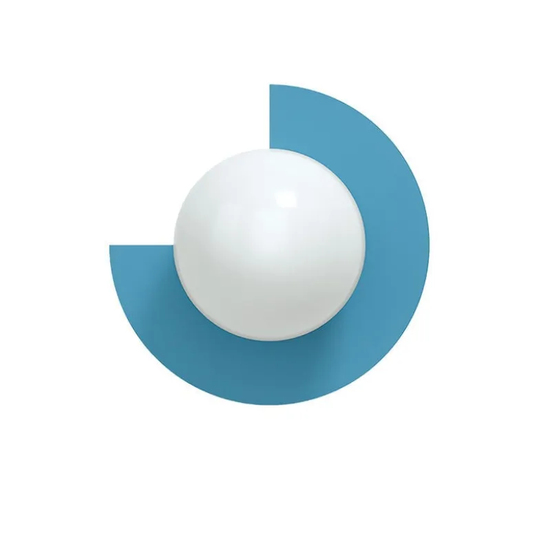 Candy big circle 270 L vägglampa Scandi Blue