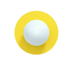 Candy big circle 360 L vägglampa Sunshine Yellow