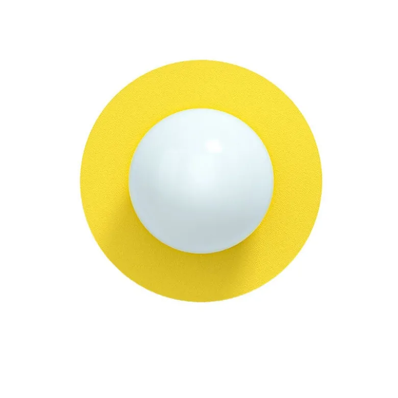Candy big circle 360 L vägglampa Sunshine Yellow