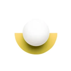 Candy big circle 180 L vägglampa Sunshine Yellow