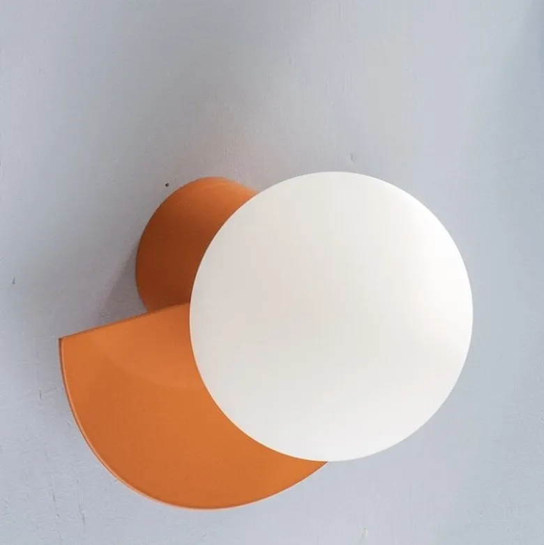Candy big circle 180 L vägglampa Zesty Orange