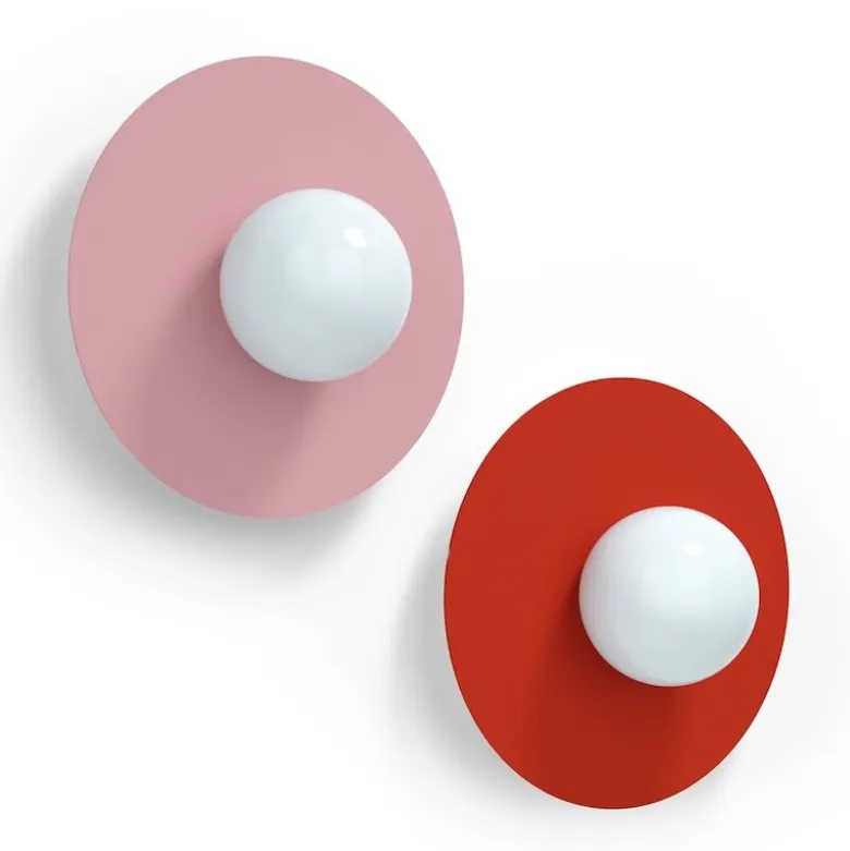 Candy big circle 360 S vägglampa Bubblegum Pink
