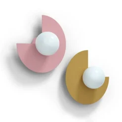 Candy big circle 270 S vägglampa Bubblegum Pink