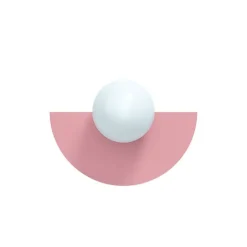 Candy big circle 180 S vägglampa Bubblegum Pink